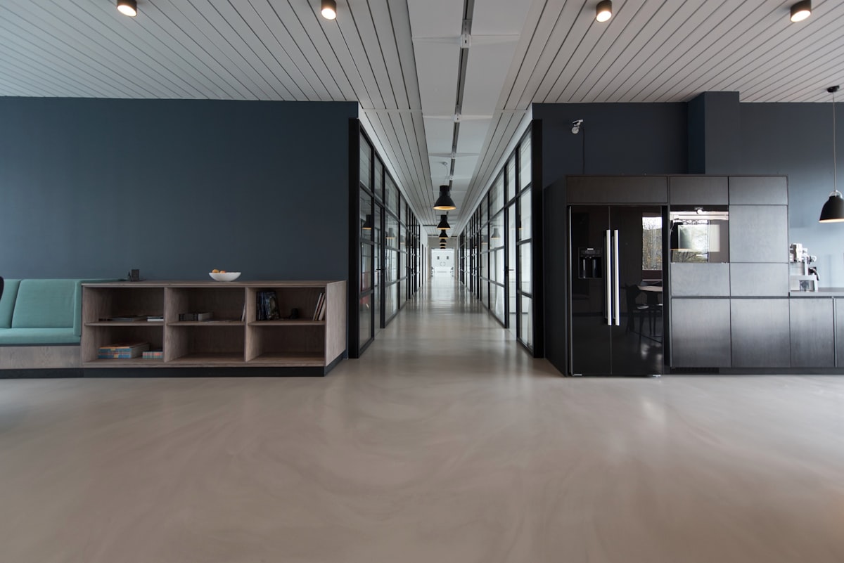 Metal Baffle Ceiling Installation
