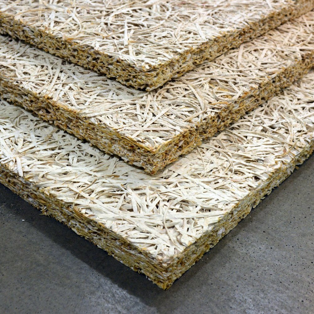 Wood Wool Acoustic Tile – Plain Finish